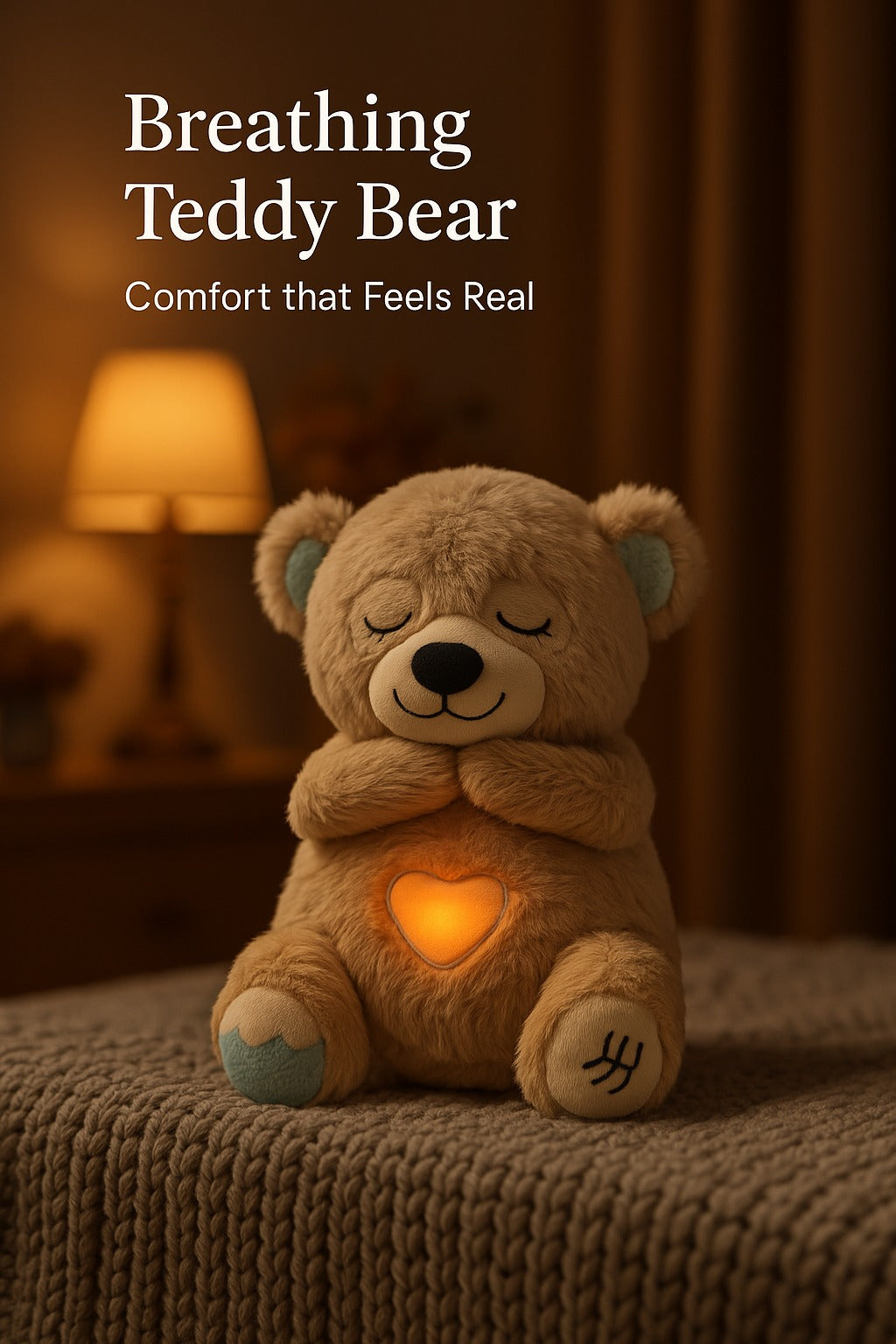 Music Otter Education of Sound and Light Soothing Sound Sleep Otter Baby Put to Sleep Music Breathing Teddy Bear